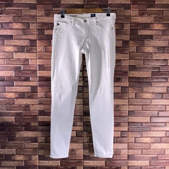 Women’s  LEGGING ANKLE Ag Adriano Goldschmied White size 29R - Picture 4 of 16